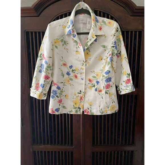 Vintage Liz Claiborne linen jacket - Picture 7 of 8
